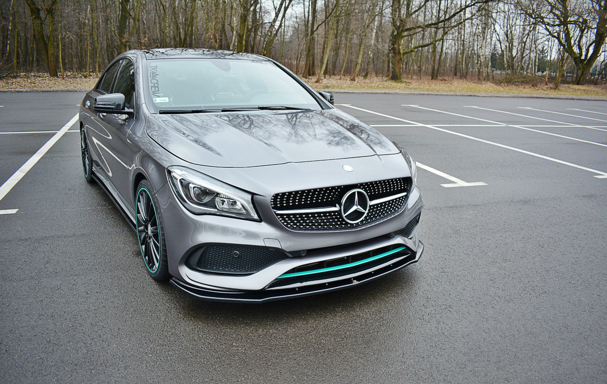 Front Splitter V.1 Mercedes-Benz CLA C117 AMG-Line Facelift - 2