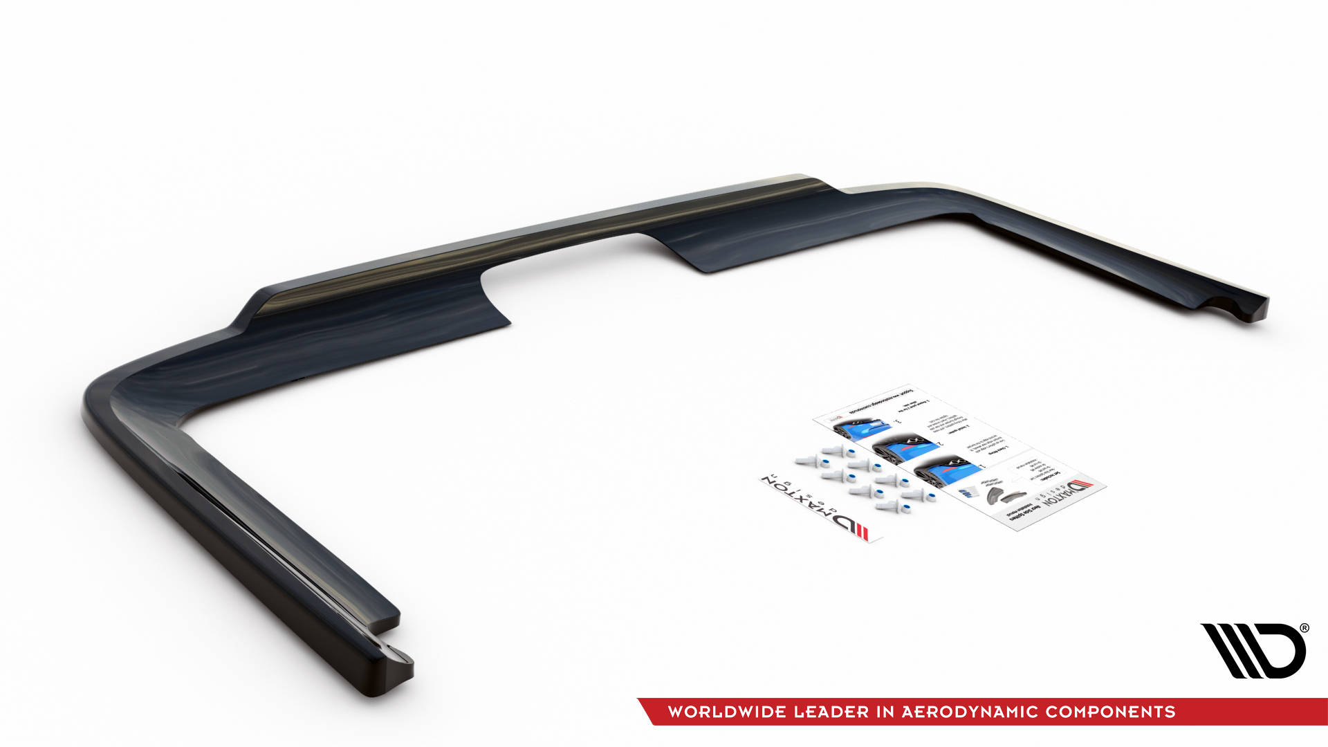 Central Rear Splitter (Vertical Bars) Mercedes VITO W447 Facelift - 5