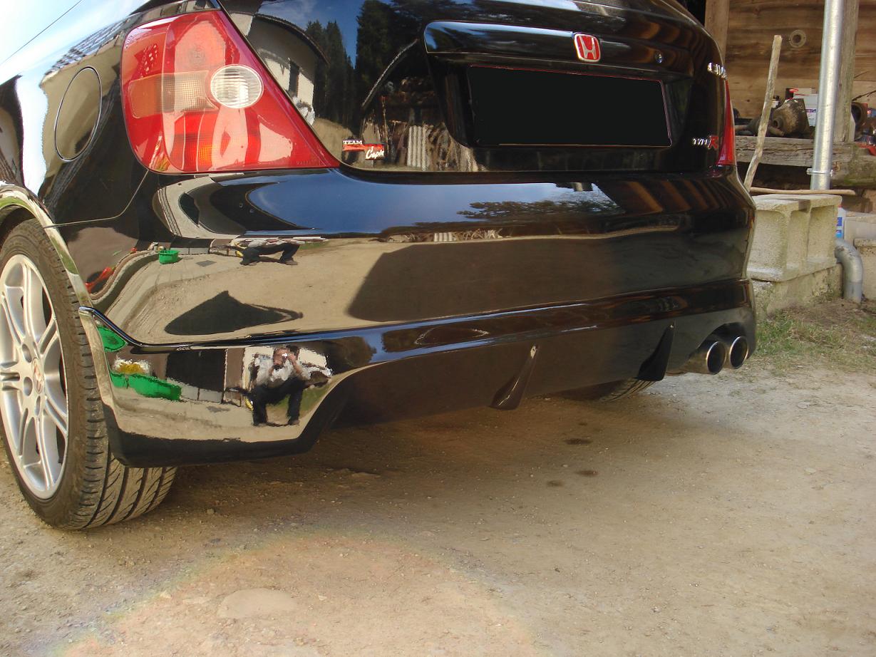 HONDA CIVIC 01-05 3D (+ TYPE-R) MUGEN JDM REAR BUMPERLIP - 2