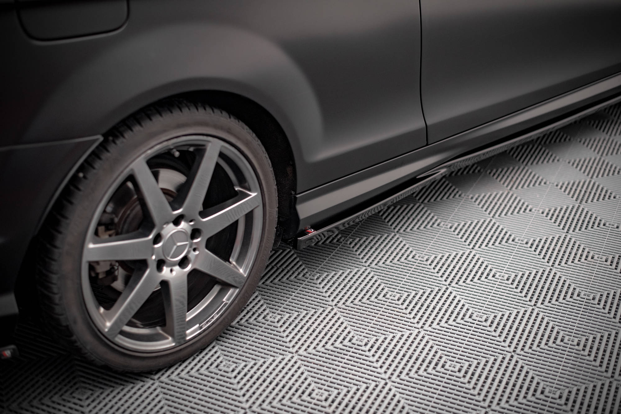 Side Skirts Diffusers Mercedes-Benz C Coupe / Sedan / Estate AMG-Line C204 / W204 Facelift / S204 Facelift - 2