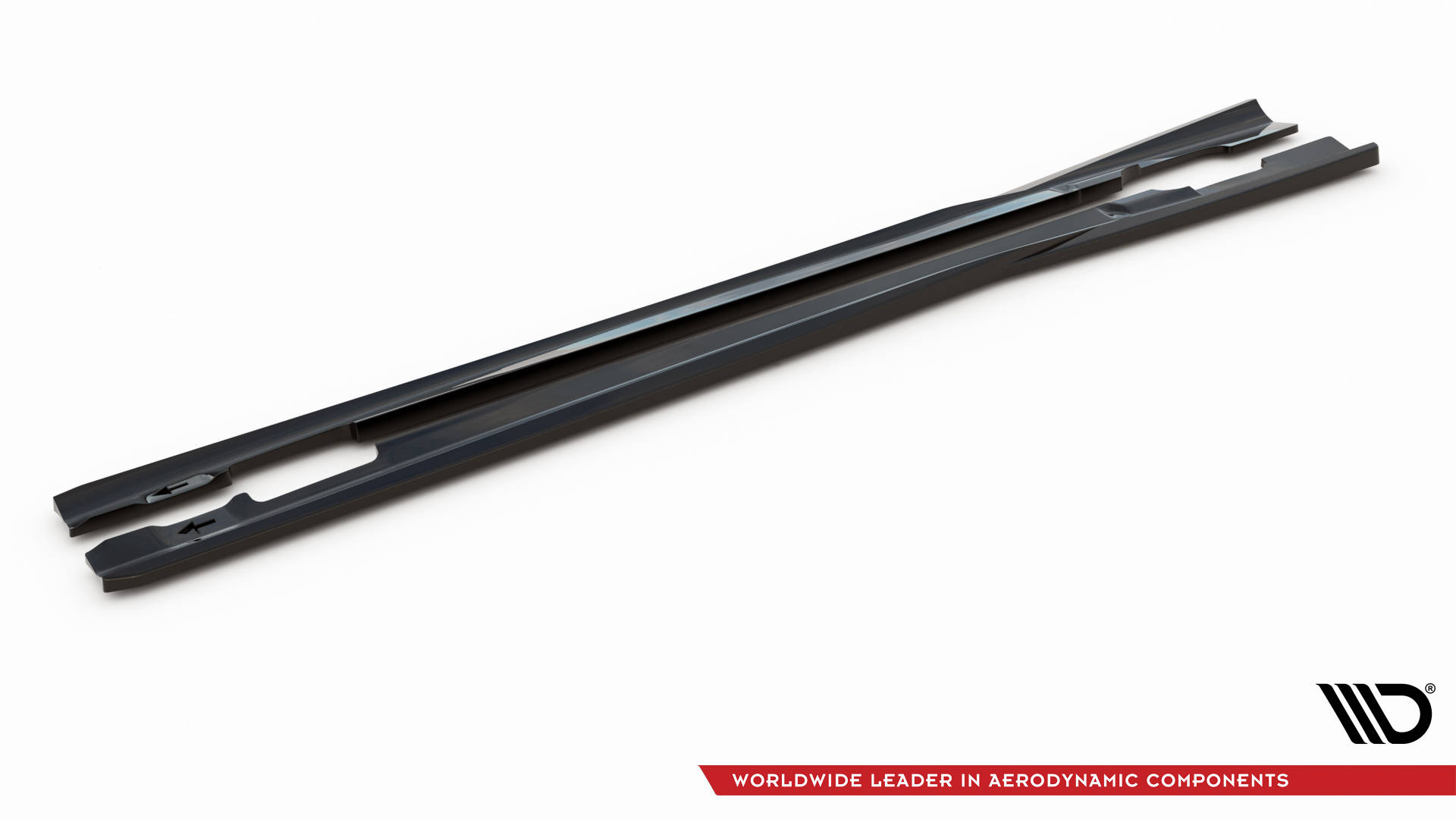 Side Skirts Diffusers Mercedes-Benz C Coupe / Sedan / Estate AMG-Line C204 / W204 Facelift / S204 Facelift - 6