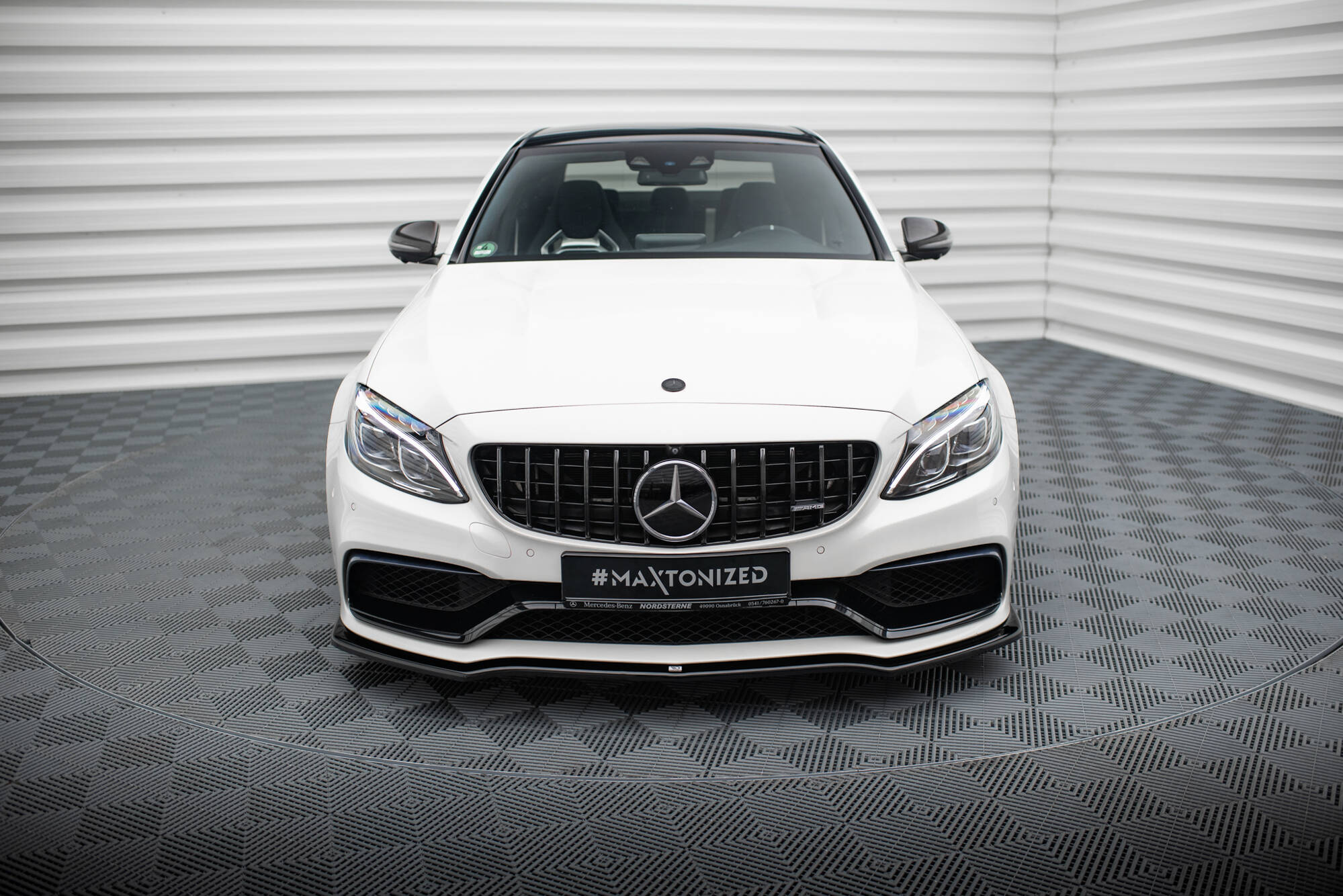 Front Splitter V.1 Mercedes-AMG C63 Sedan / Estate W205 / S205 - 2