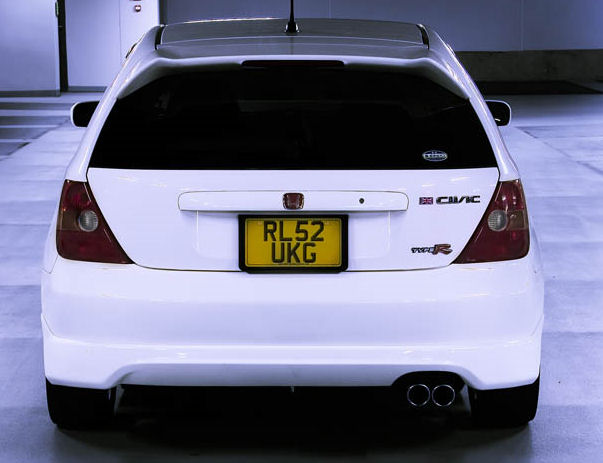HONDA CIVIC 01-05 3D ALL MODELS TYPE-R LOOK ABS REARLIP - 3