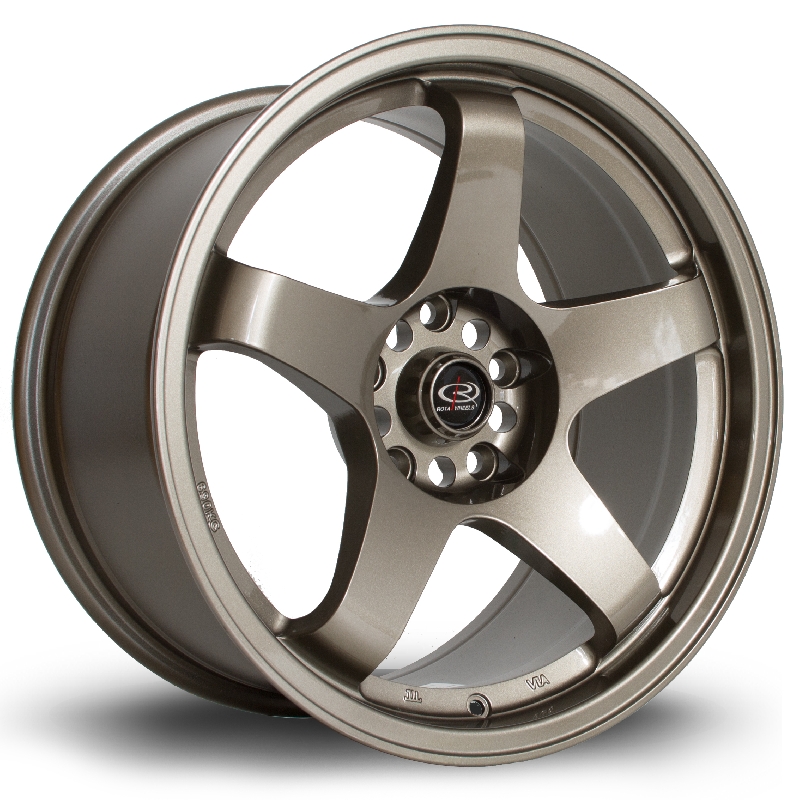 ROTA GTR/P45 17 INCH 9J 5X114 ET25 BRONZE