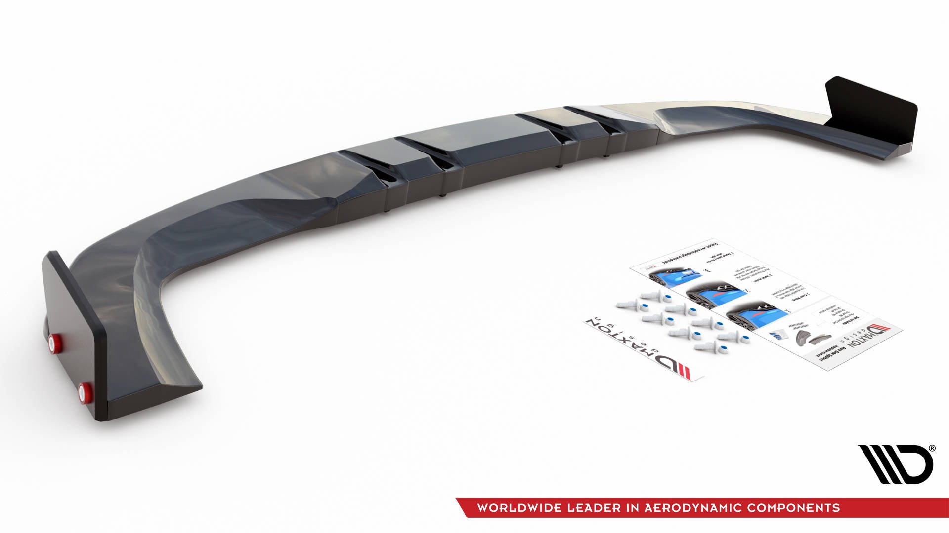 Central Rear Splitter + Flaps Mercedes AMG A 45 S Aero Pack W177 - 5