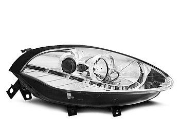 HEADLIGHTS FIAT BRAVO II 07- DAYLIGHT CHROME