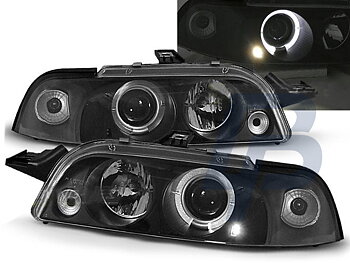 HEADLIGHTS FIAT PUNTO 1 11.93-09.99 ANGEL EYES CHROME