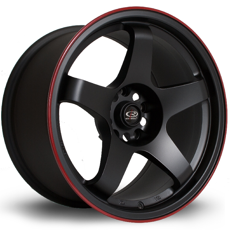 ROTA GTR/P45 17 INCH 9.5J 5X114 ET30 FBLACKRLIP