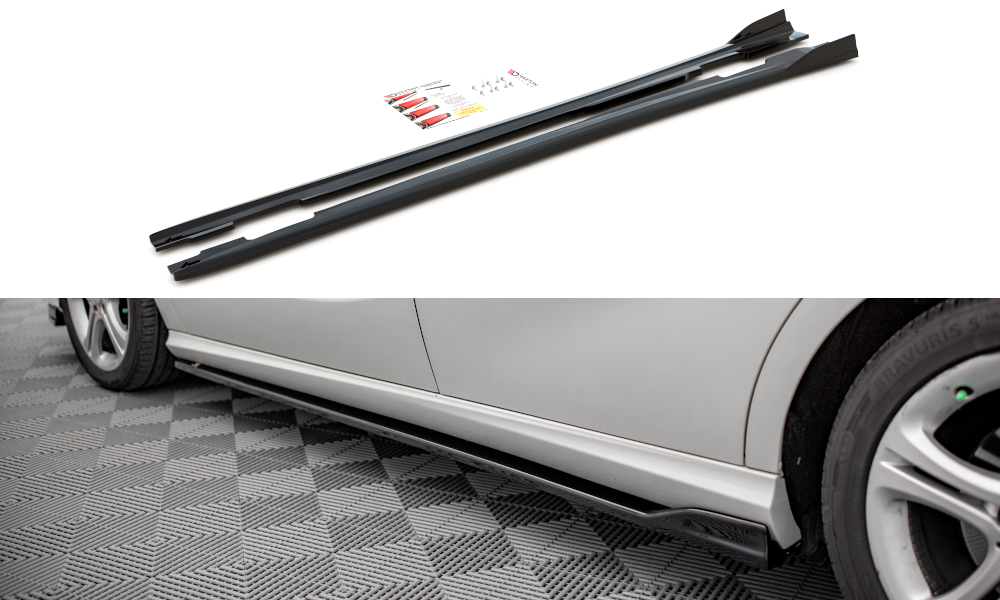 Side Skirts Diffusers V.1 Mercedes A W176 (2012-2015)