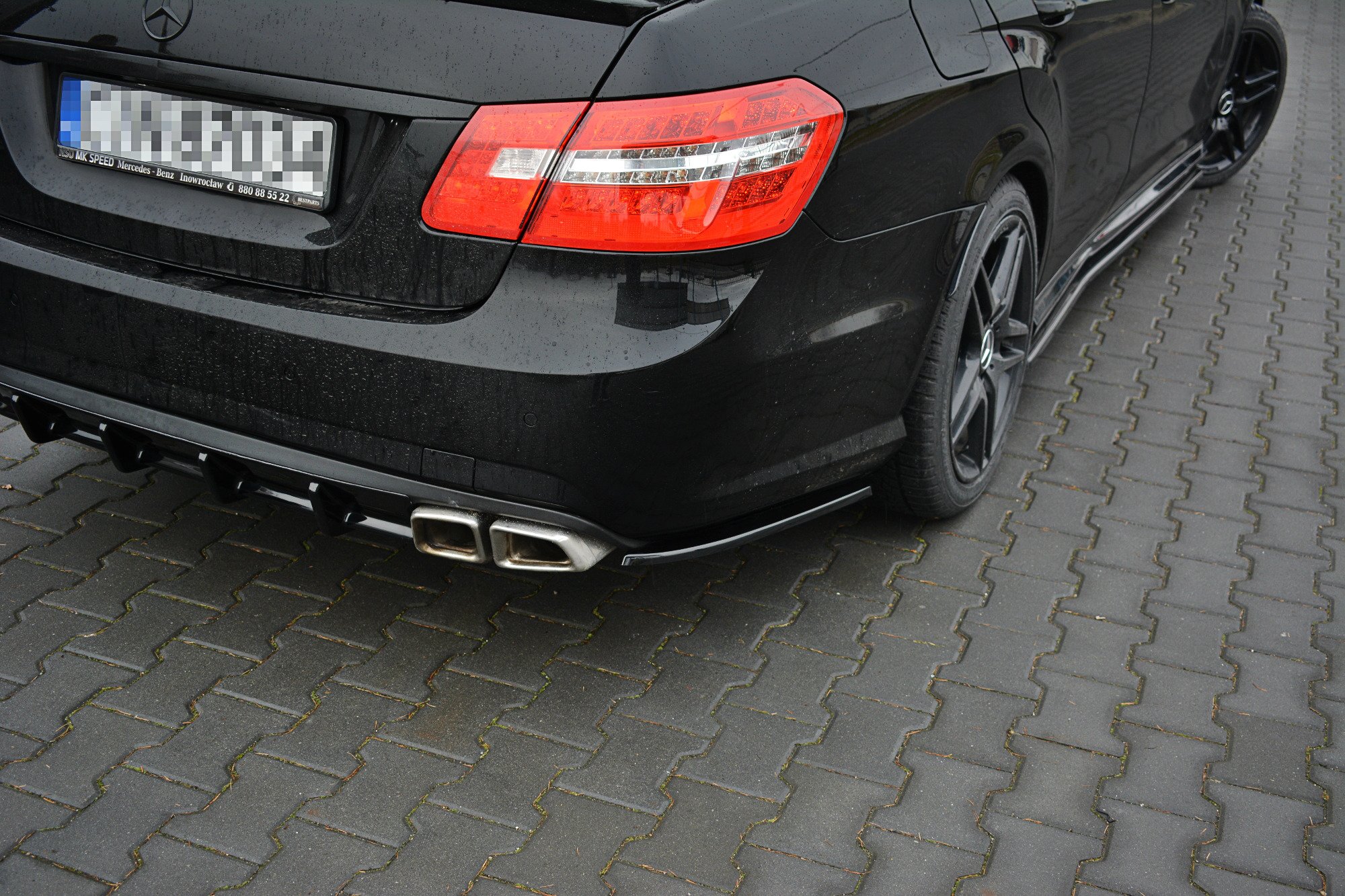 Rear Side Splitters Mercedes E-class 212 63 AMG (2009-2012) - 2