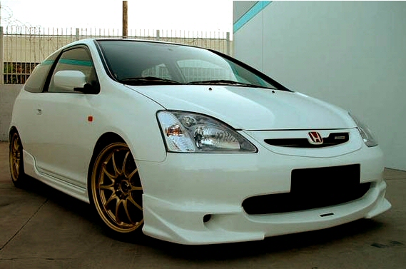 HONDA CIVIC 04-05 FACELIFT 3D (+TYPE-R) MUGEN FRONT LIP V2