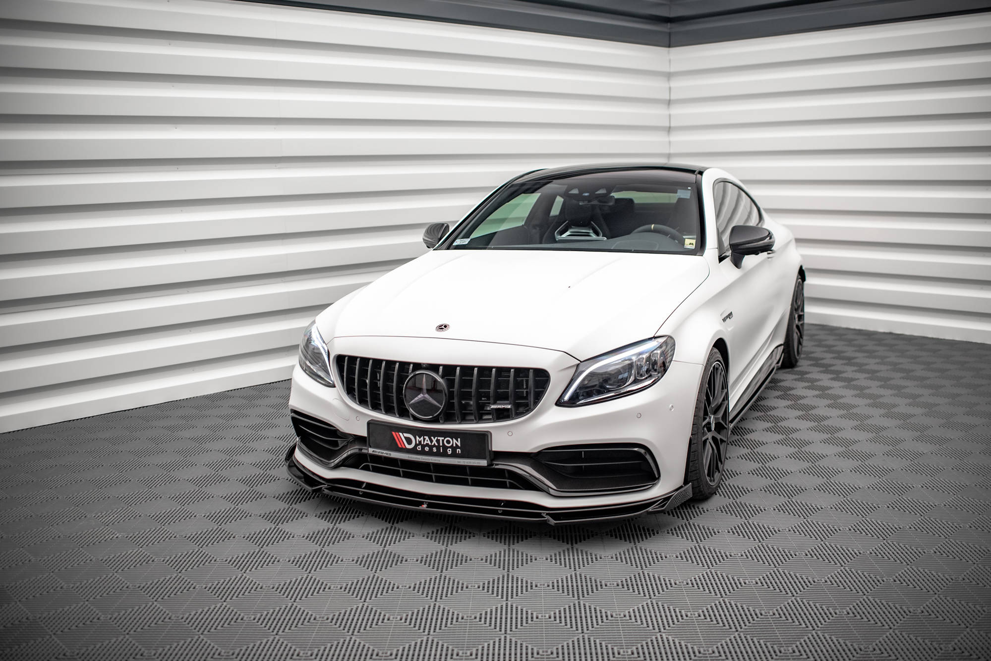 Front Splitter V.2 Mercedes-AMG C63 Coupe AMG Aero Pack C205 Facelift - 2