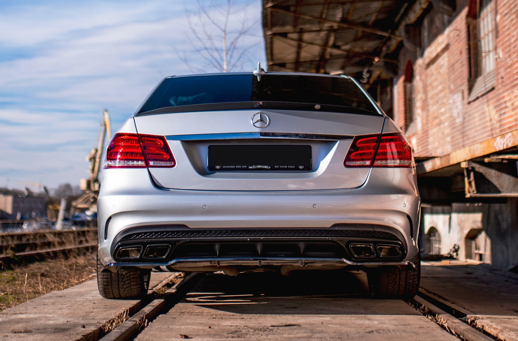 Spoiler Cap Mercedes E63 AMG / AMG-Line Sedan W212 Facelift - 7