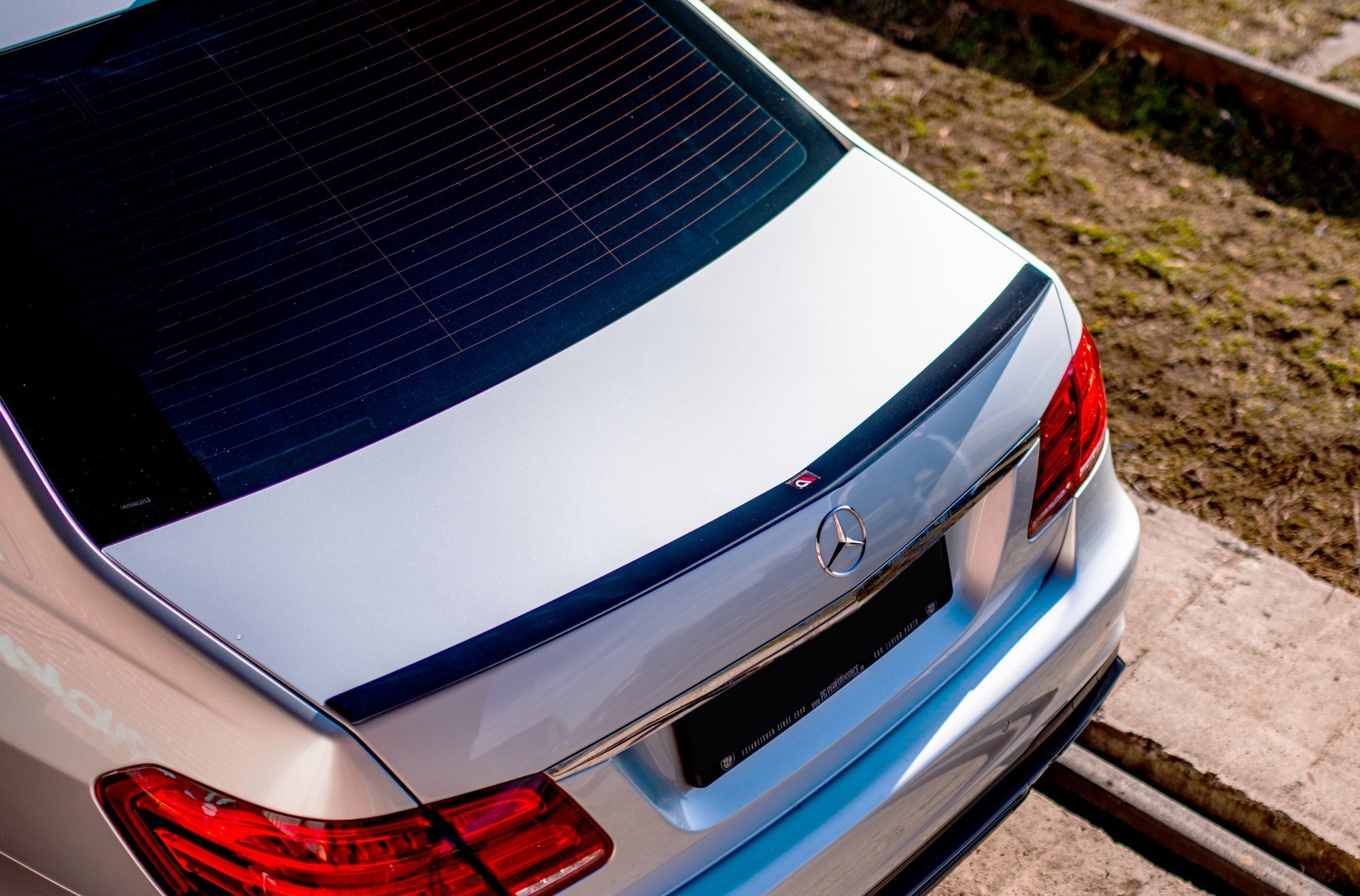 Spoiler Cap Mercedes E63 AMG / AMG-Line Sedan W212 Facelift - 6