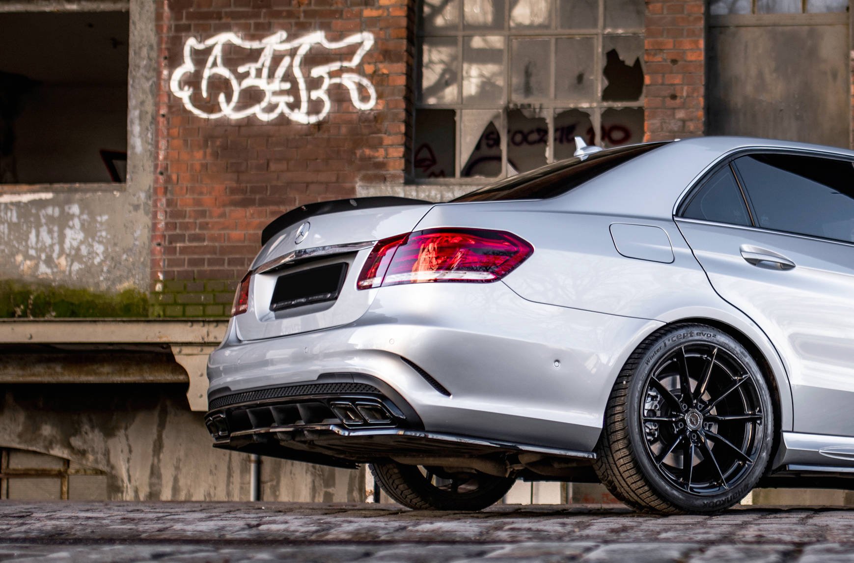 Spoiler Cap Mercedes E63 AMG / AMG-Line Sedan W212 Facelift - 5