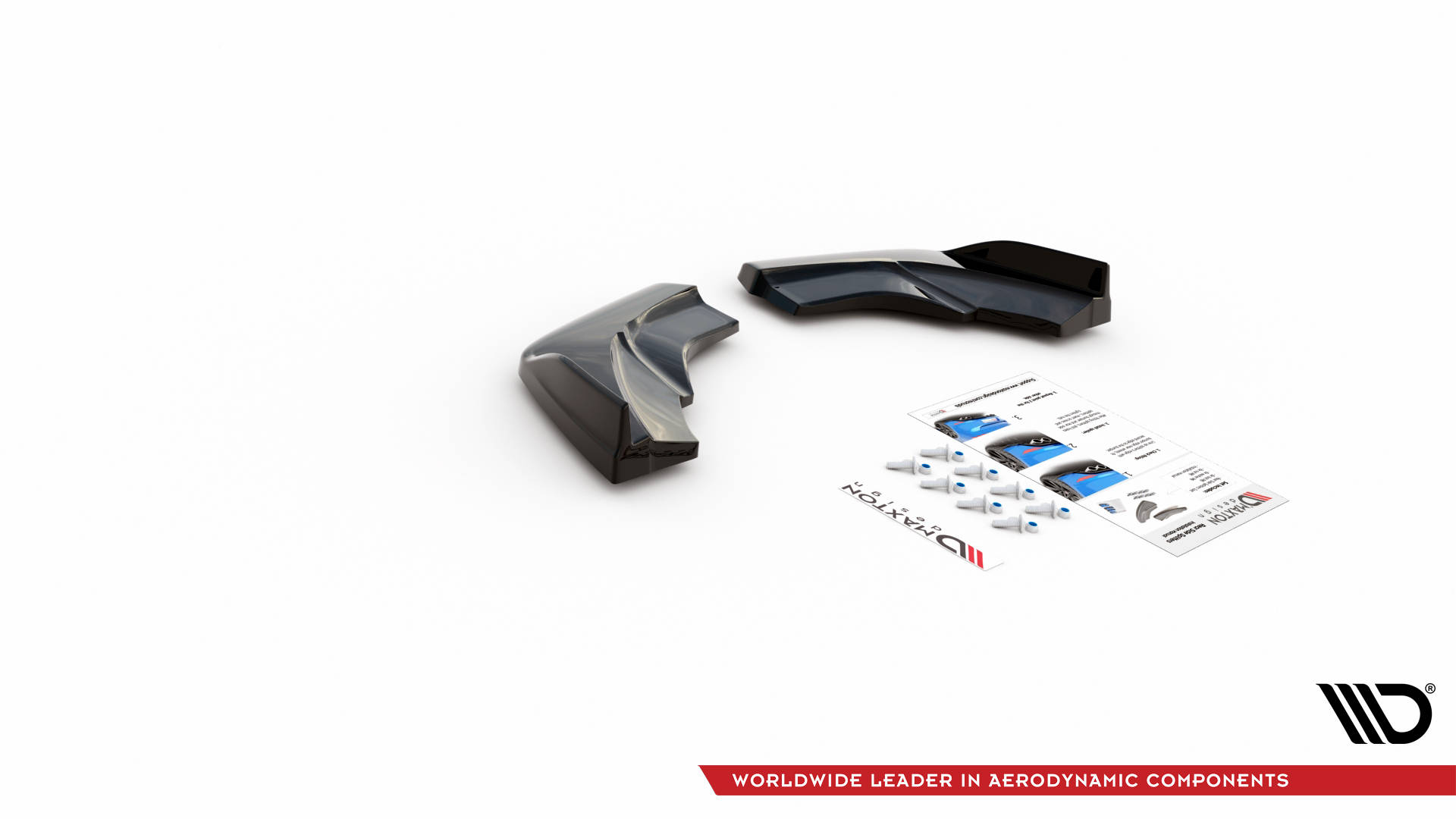Rear Side Splitters V.1 Mercedes A W176 (2012-2015) - 6