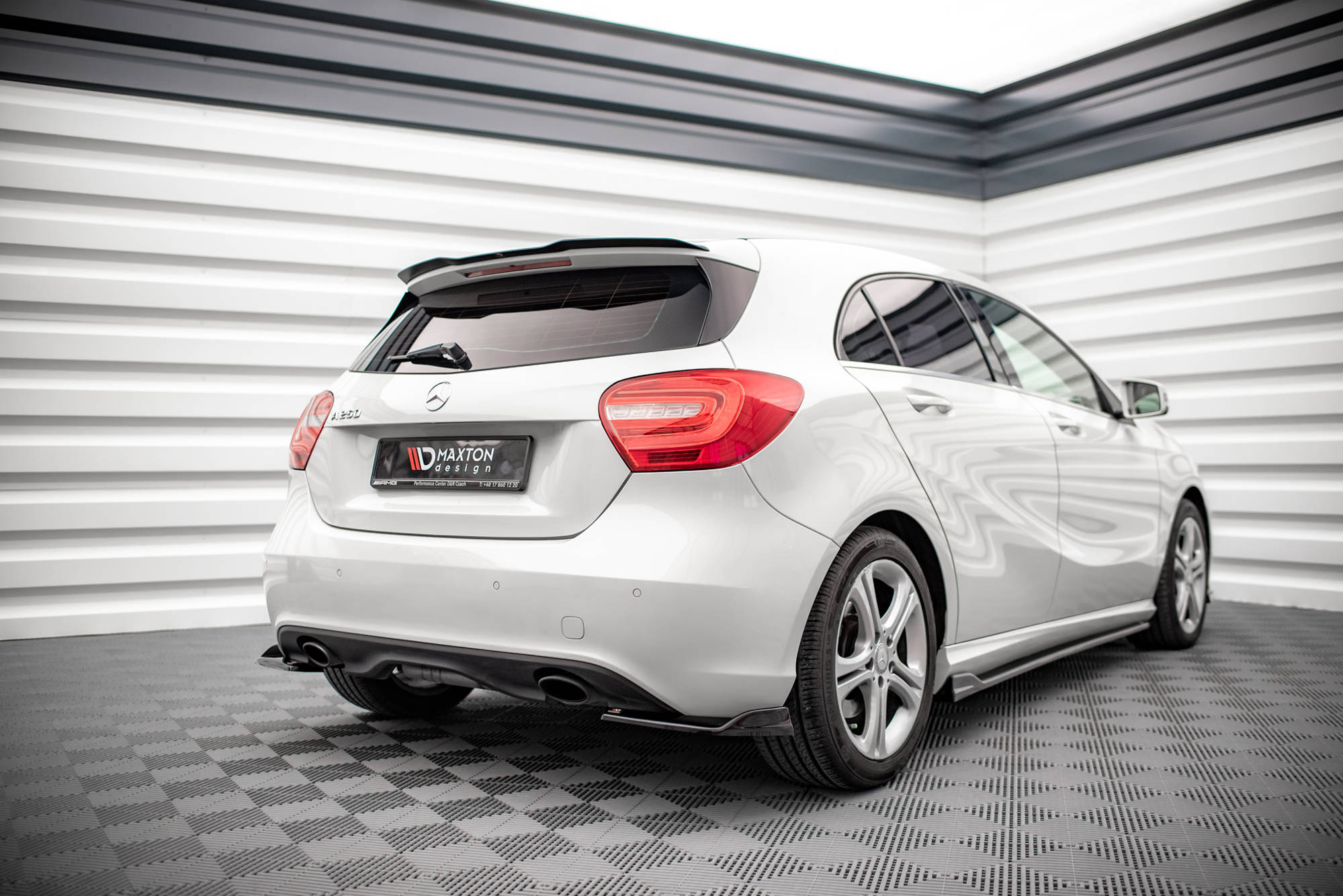 Rear Side Splitters V.1 Mercedes A W176 (2012-2015) - 4