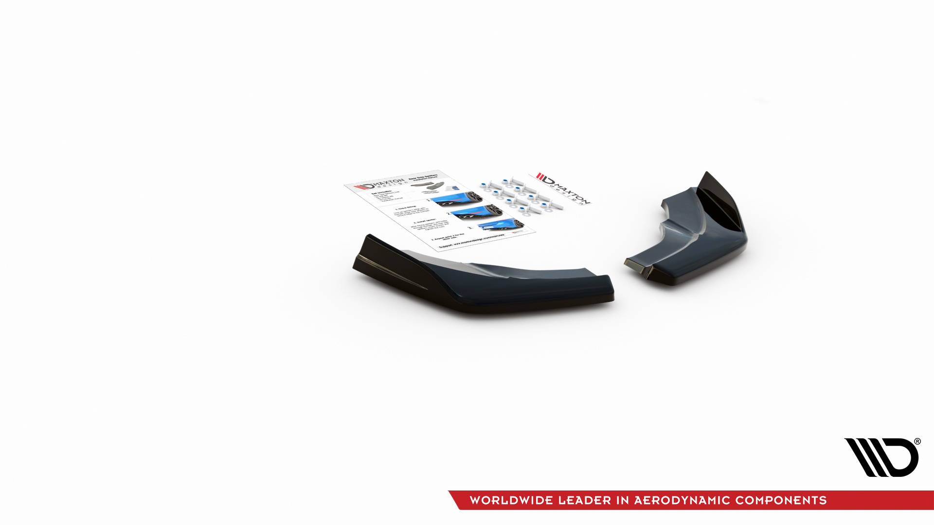 Rear Side Splitters V.1 Mercedes A W176 (2012-2015) - 5
