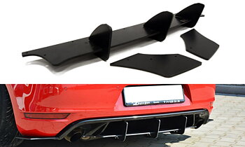 VW GOLF VI GTI / 35TH REAR VALANCE & REAR SIDE SPLITTERS