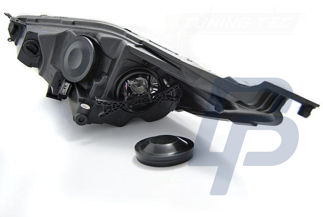 HEADLIGHTS FORD FIESTA MK7 13- LED DRL BLACK - 3