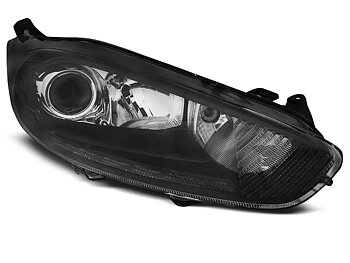 HEADLIGHTS FORD FIESTA MK7 13- LED DRL BLACK