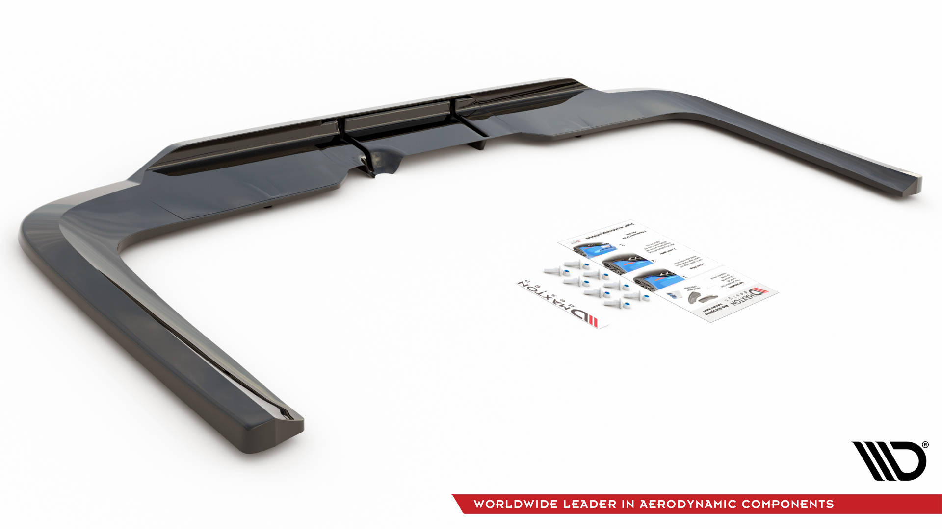 Central Rear Splitter (Vertical Bars) Mercedes V-Class AMG-Line W447 Facelift - 9