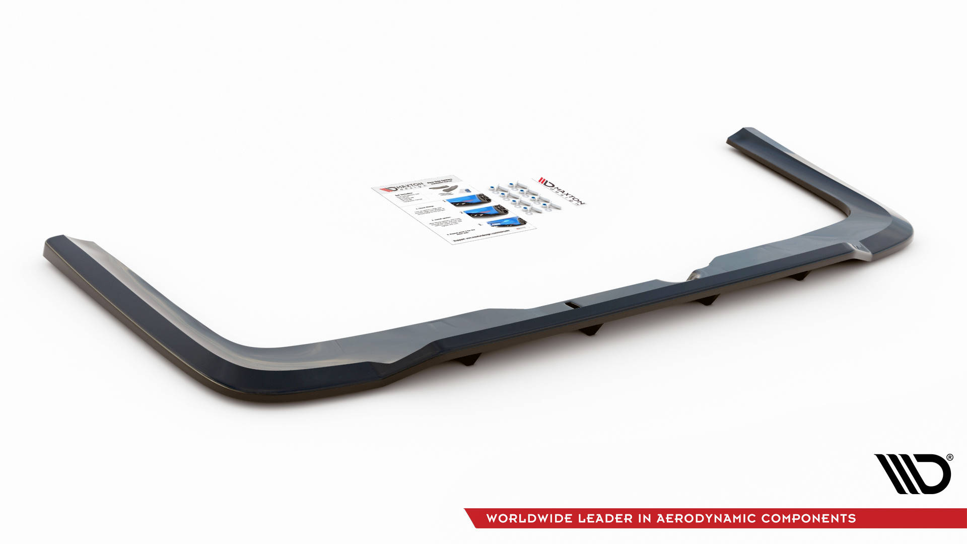 Central Rear Splitter (Vertical Bars) Mercedes V-Class AMG-Line W447 Facelift - 8