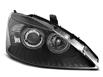 STRÅLKASTARE FORD FOCUS 11.01-10.04 ANGEL EYES SVARTA