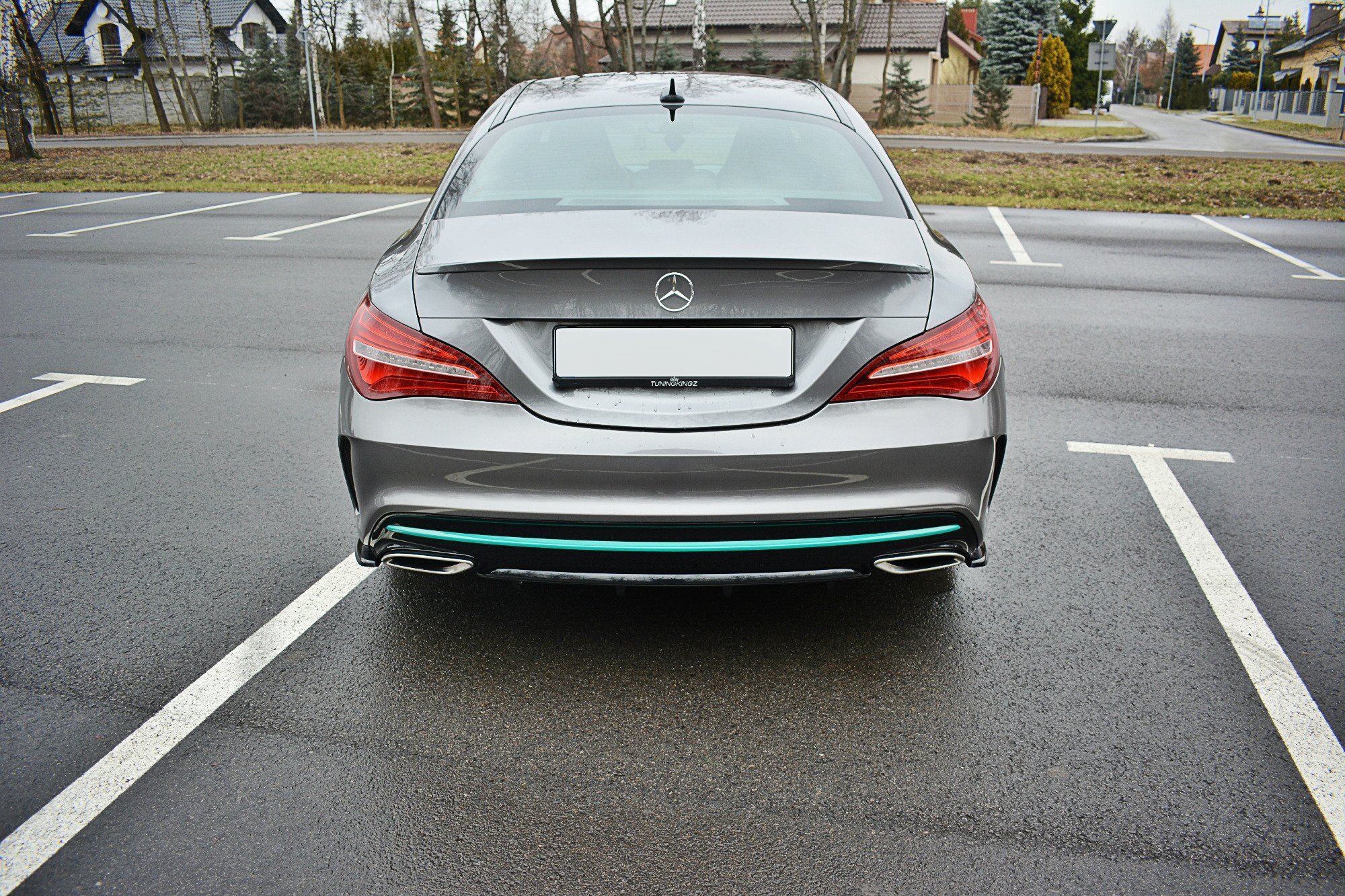 Rear Side Splitters Mercedes-Benz CLA C117 AMG-Line Facelift - 2