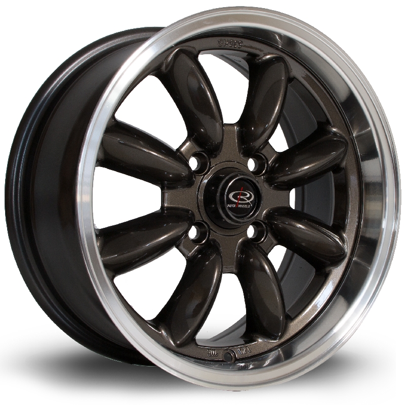 ROTA RB 15 INCH 7J 4X100 ET30 RLGUNMETAL