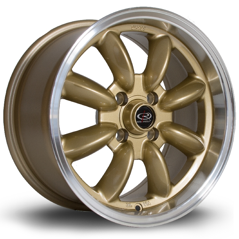 ROTA RB 15 INCH 8J 4X100 ET30 RLGOLD
