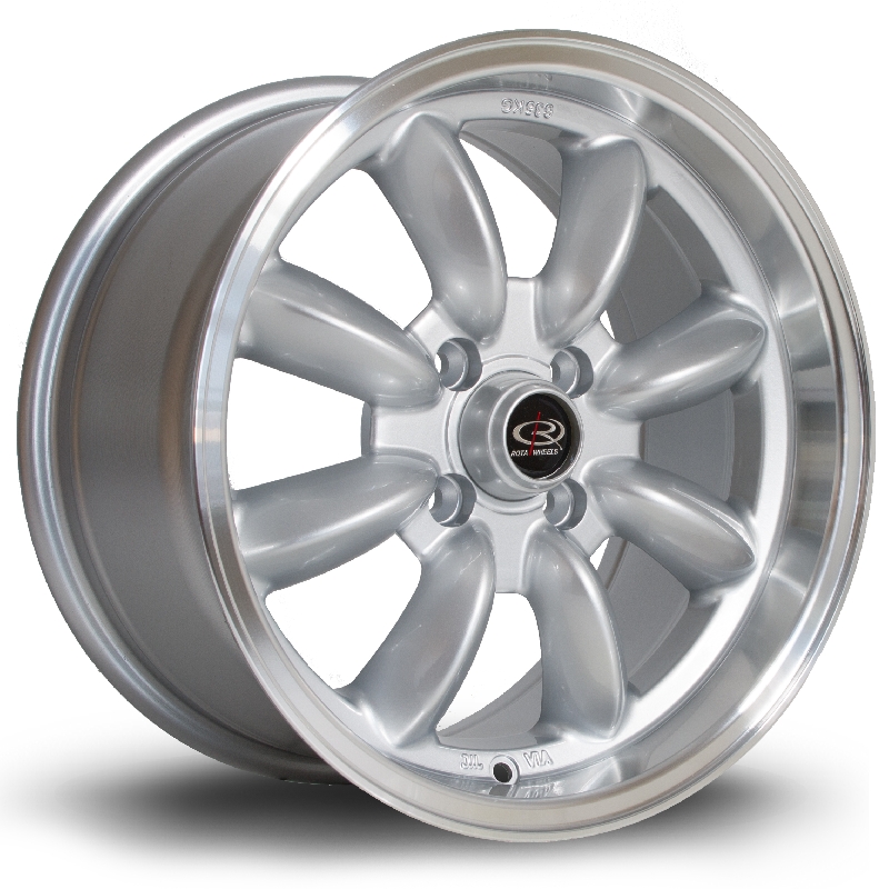 ROTA RB 15 INCH 8J 4X100 ET30 RLSILVER