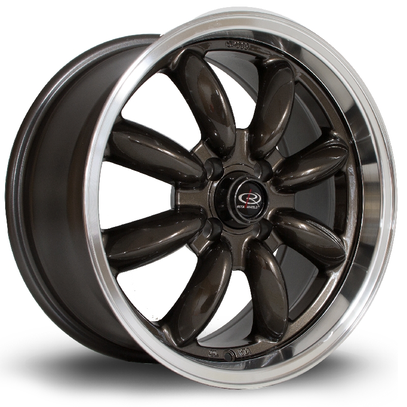 Wheels rotate. Gun metal wheels. rota wheels. rotary r x7. japan wheels.