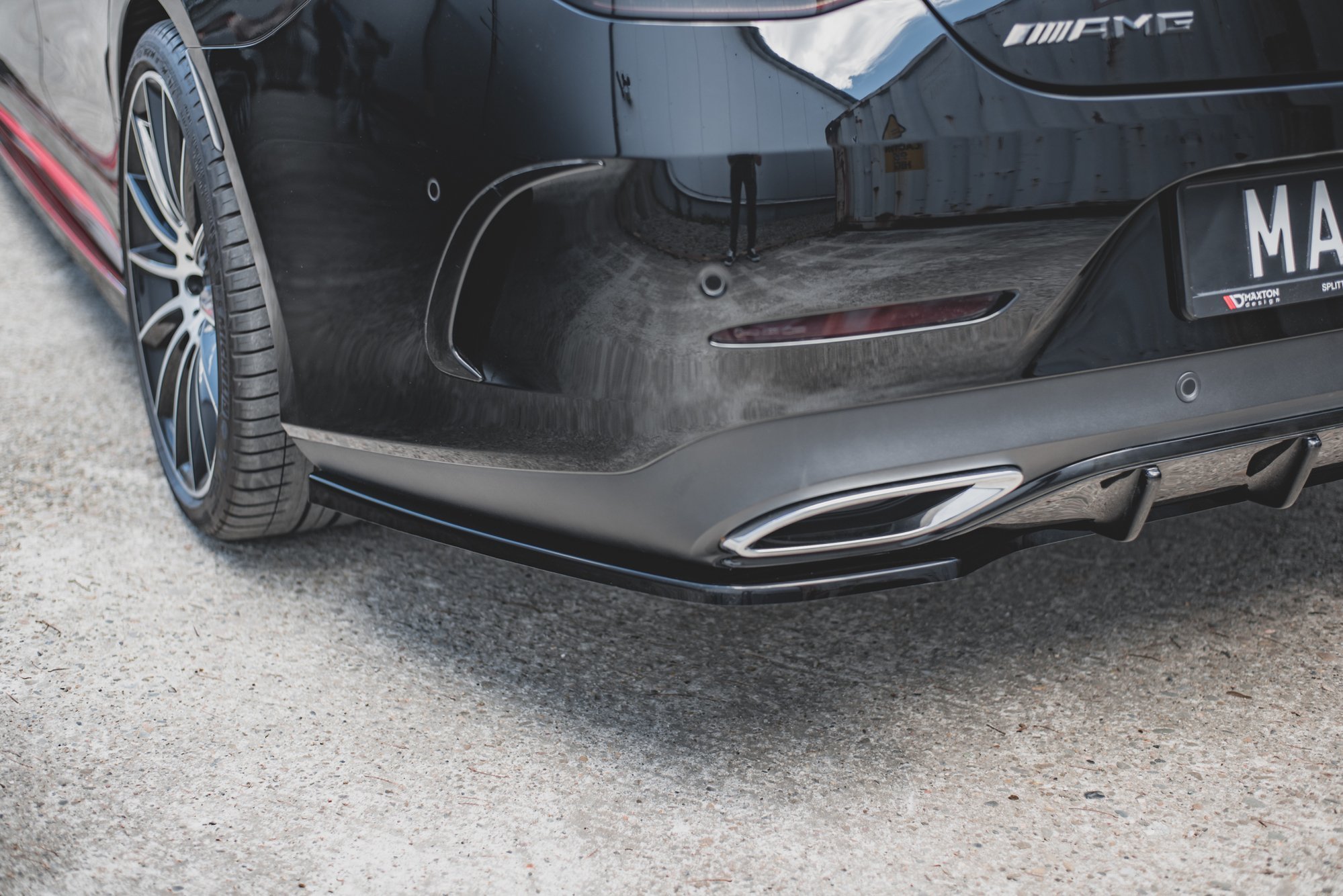 Central Rear Splitter Mercedes-Benz CLS AMG Line C257 (2018-2021) - 3