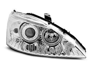 STRÅLKASTARE FORD FOCUS 10.98-10.01 ANGEL EYES KROMADE
