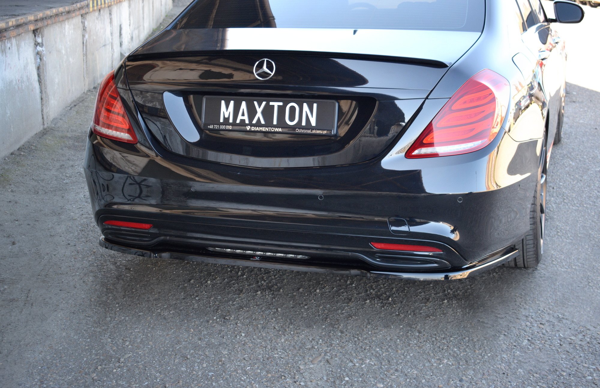 Rear Splitter Mercedes S-class Amg-line W222 (2013-2017) - 3