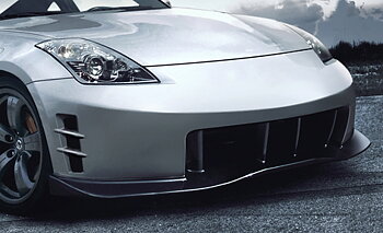 NISSAN 350Z 02-06 FRÄMRE STÖTFÅNGARE TYPE NISMO STIL FRP [AUTOR]