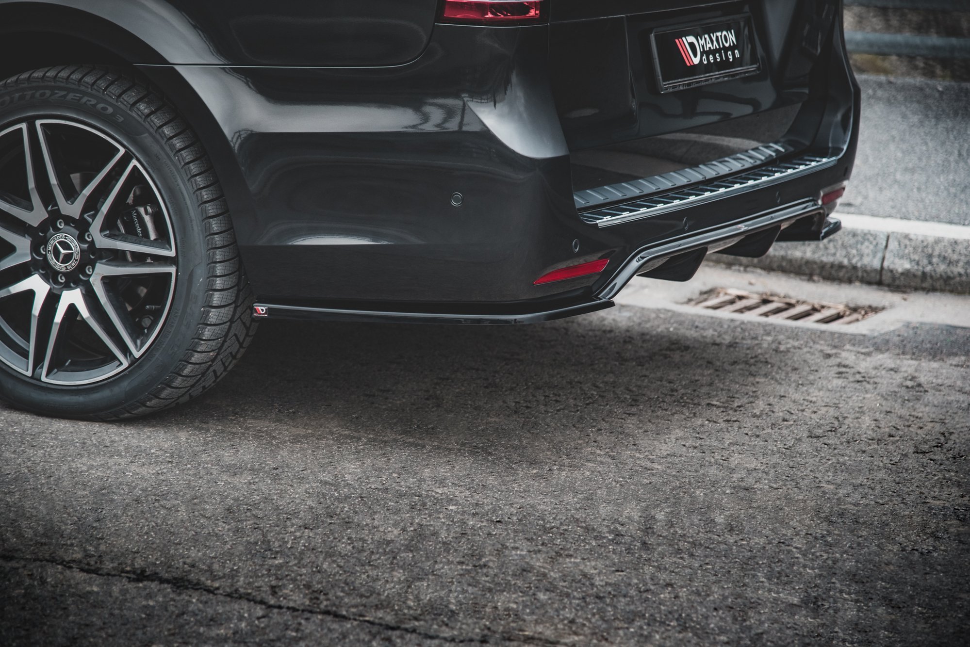 Rear Side Splitters V.2 Mercedes-Benz V-Class AMG-Line W447 Facelift - 5