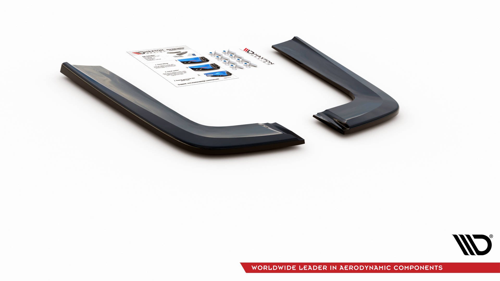 Rear Side Splitters V.2 Mercedes-Benz V-Class AMG-Line W447 Facelift - 6