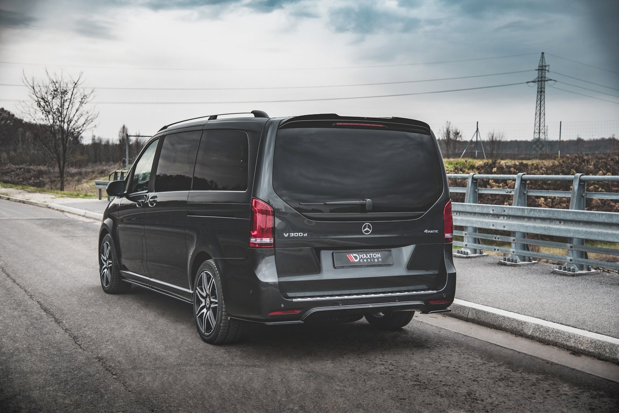 Rear Side Splitters V.2 Mercedes-Benz V-Class AMG-Line W447 Facelift - 2