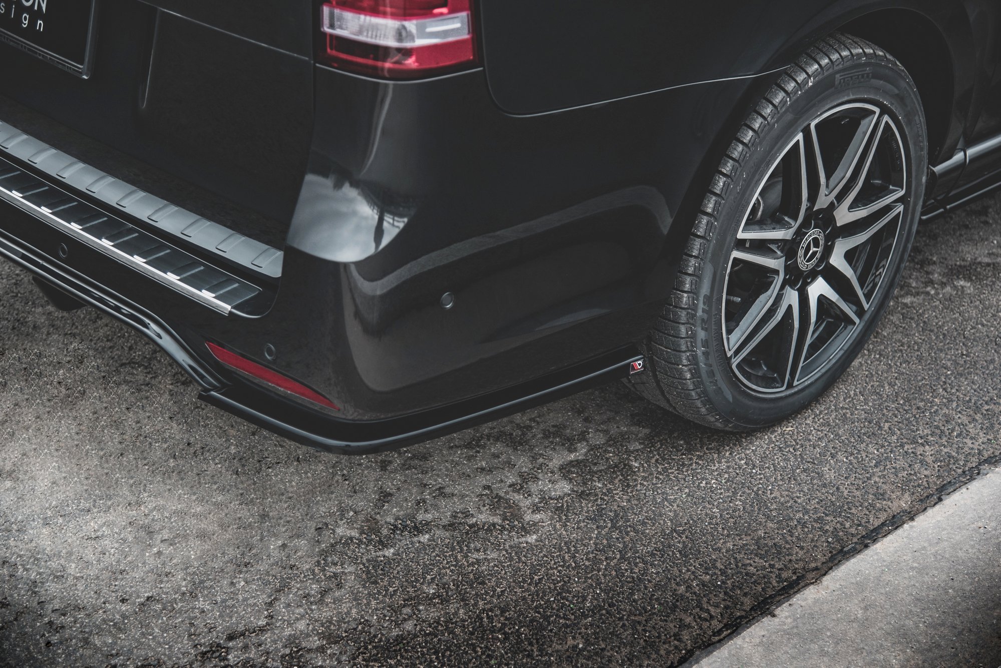 Rear Side Splitters V.2 Mercedes-Benz V-Class AMG-Line W447 Facelift - 3