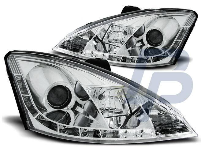 HEADLIGHTS FORD FOCUS 1 10.98-10.01 DAYLIGHT CHROME - 2