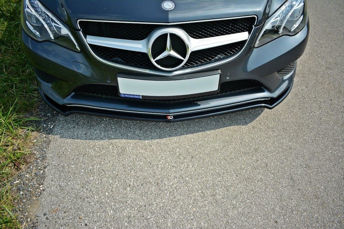 Front Splitter V.1 Mercedes - Benz E Coupe / Cabrio C207 Facelift / A207 Facelit - 3