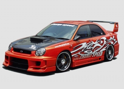 SUBARU IMPREZA GDA/B 00-03 CHARGESPEED CARBON HOOD -SCOOP - 3
