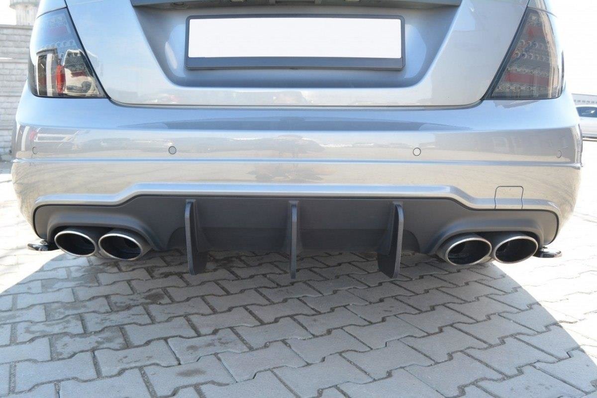 Rear Diffuser V.2 Mercedes C W204 Amg-line (Facelift) (2011-2014) - 2