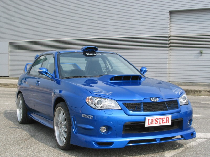 SUBARU IMPREZA WRX 06-07 LESTER FRONT BUMPER LIP ABS V1