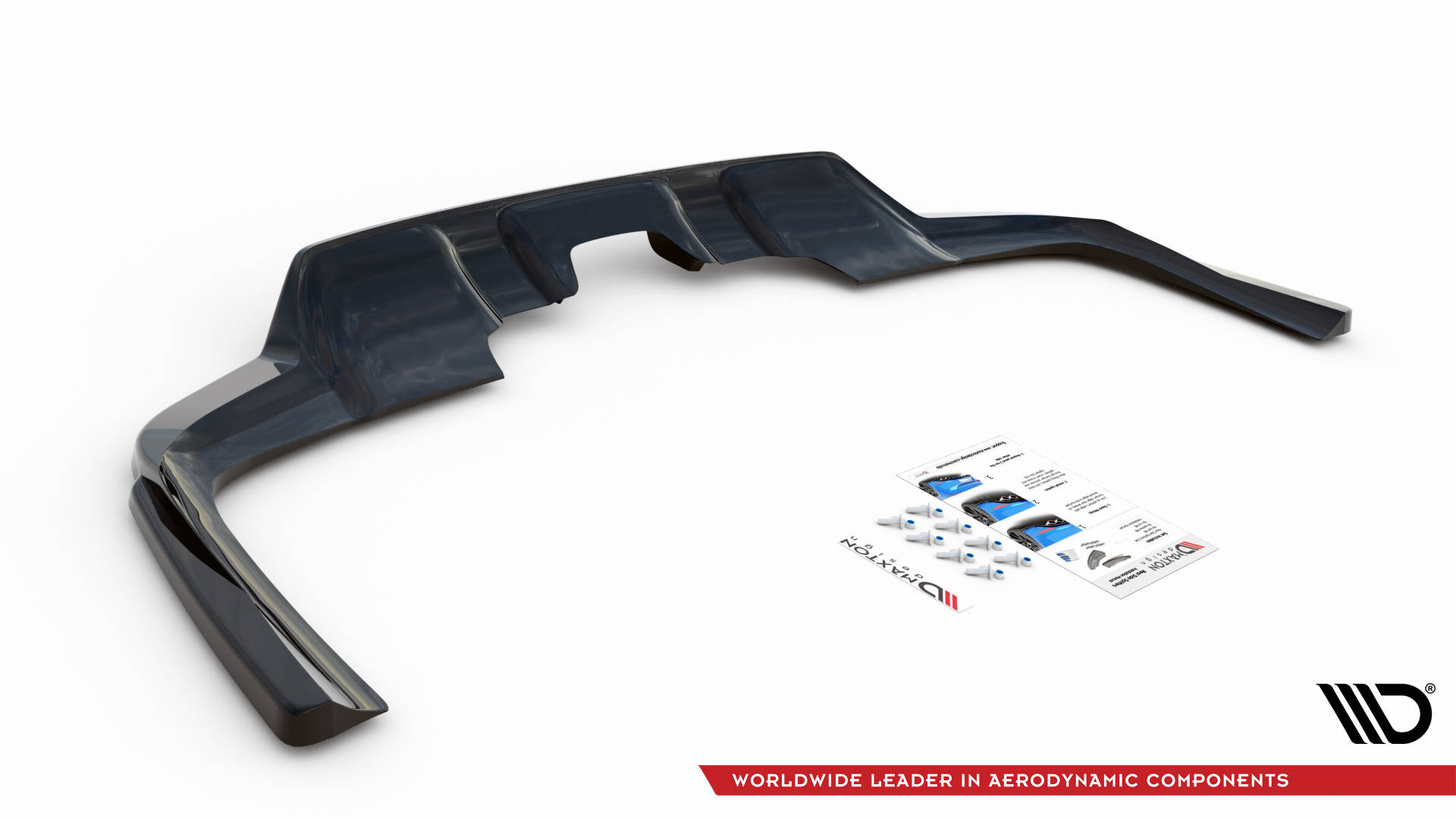 Central Rear Splitter (Vertical Bars) Mercedes-Benz GLS AMG-Line X167 - 7
