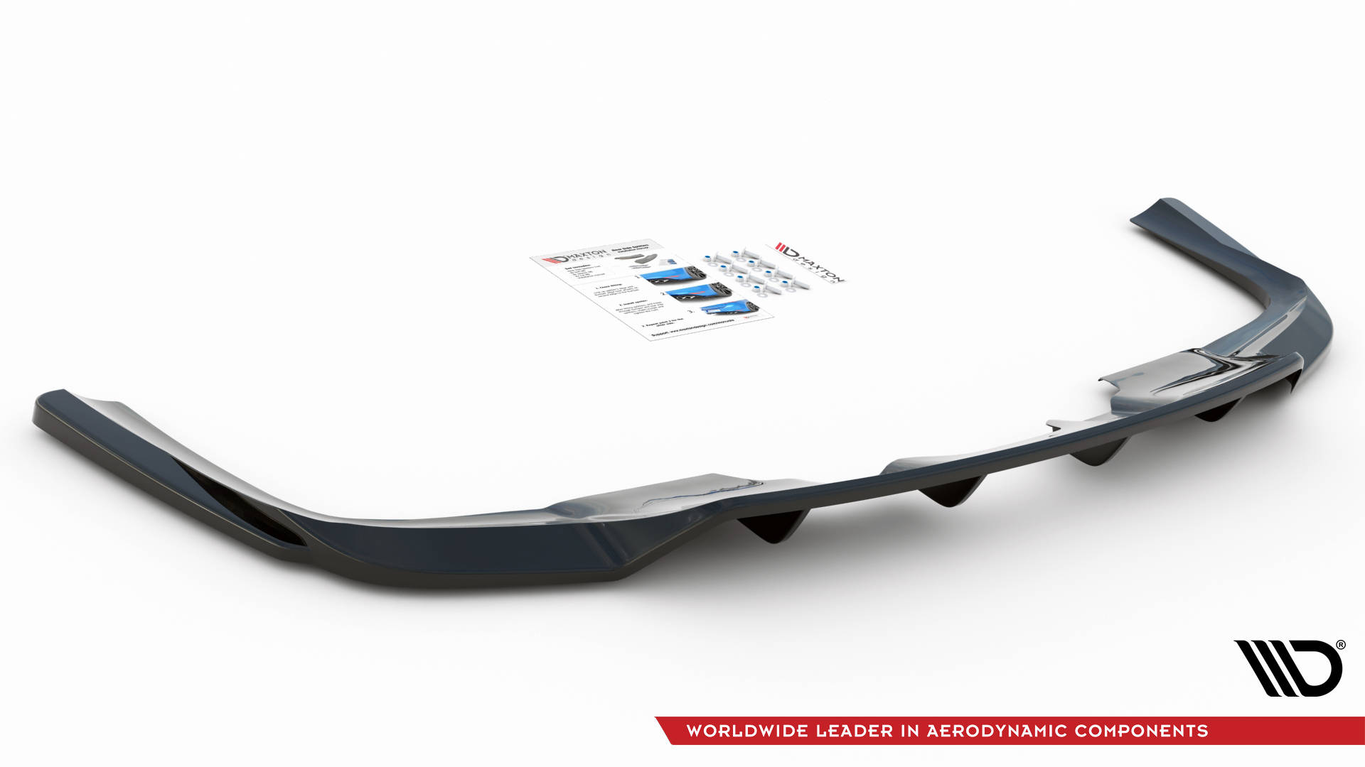Central Rear Splitter (Vertical Bars) Mercedes-Benz GLS AMG-Line X167 - 6