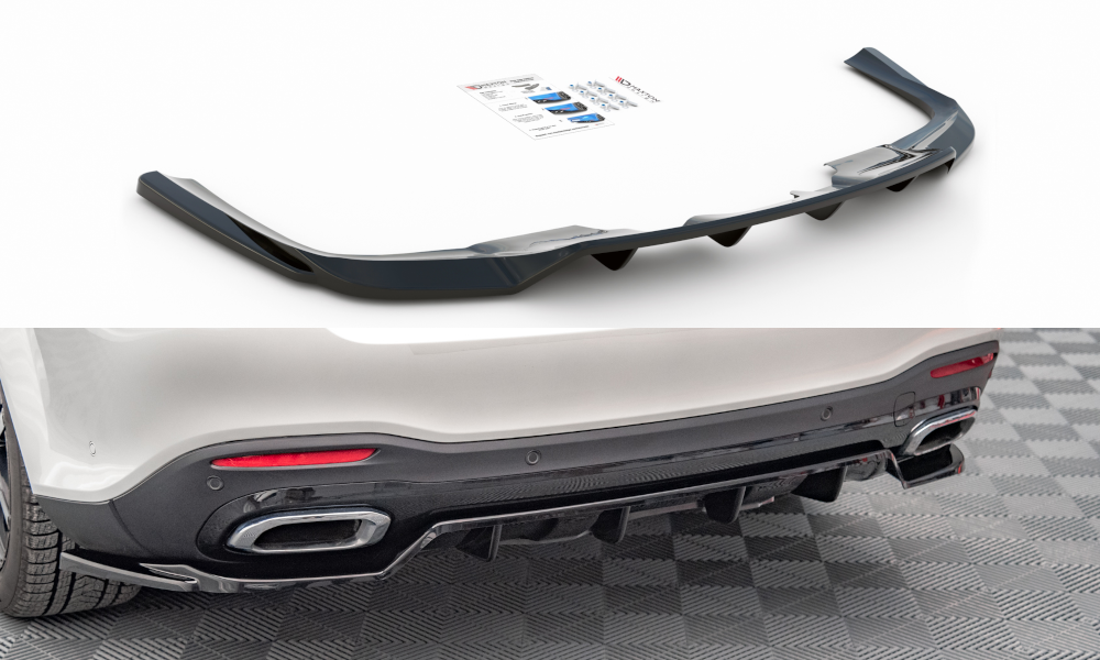 Central Rear Splitter (Vertical Bars) Mercedes-Benz GLS AMG-Line X167