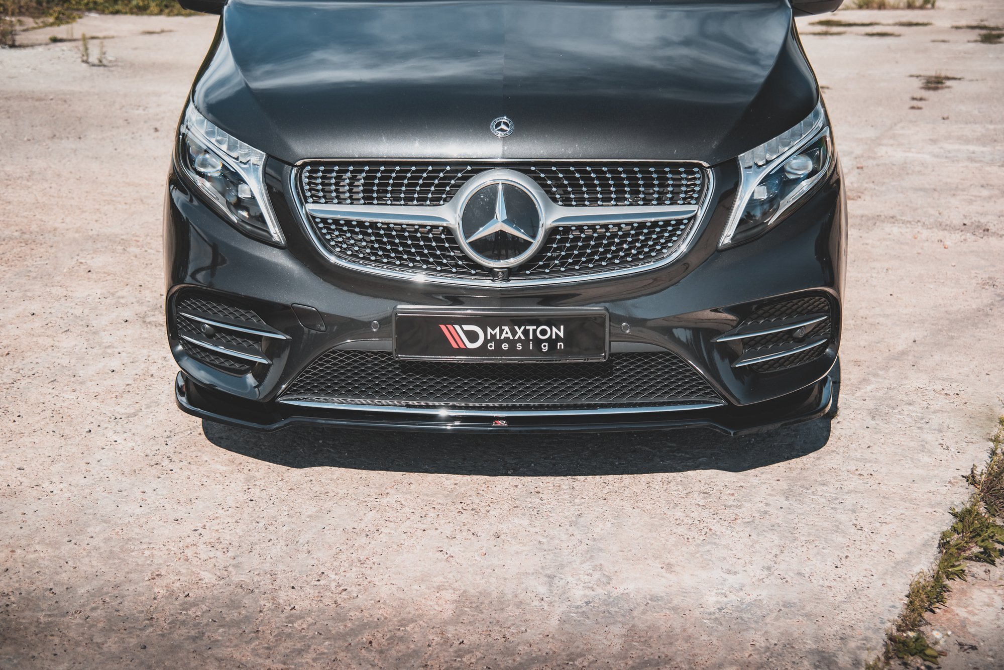Front Splitter V.4 Mercedes-Benz V-Class AMG-Line W447 - 3